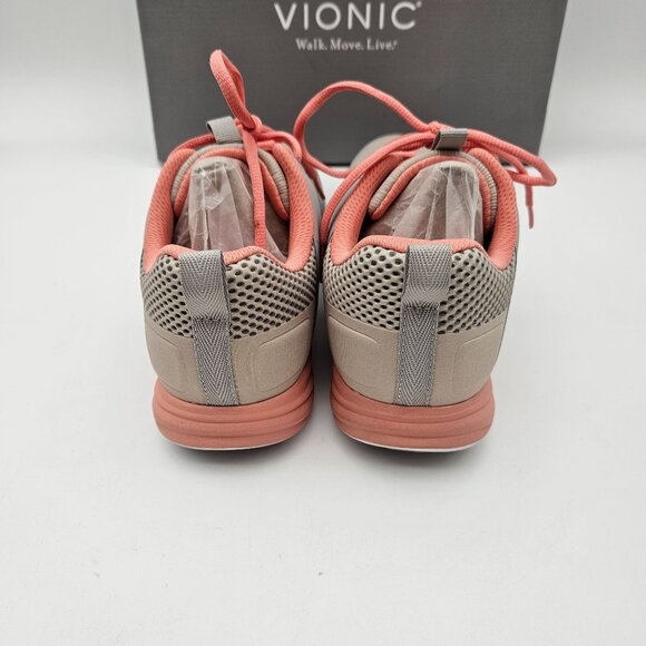 Vionic Agile JoJo Ombre Comfort Sneakers Grey Peach  Womens Sz 8.5 NIB - Picture 5 of 7